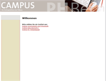 Tablet Screenshot of online.phbern.ch